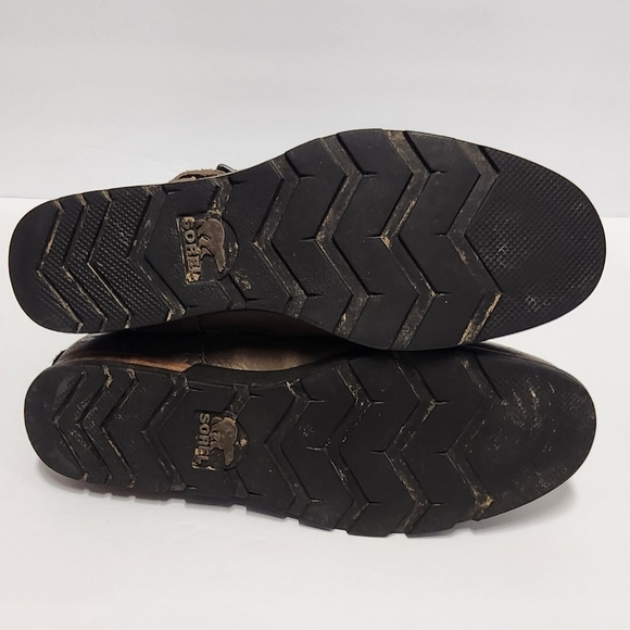 Sorel Major Moto Boots Tan Taupe - Picture 9 of 12